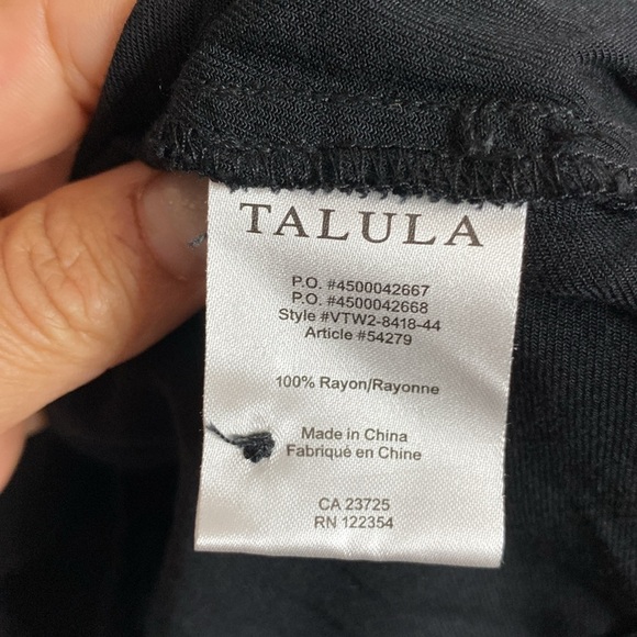 Aritzia Talula | Black Long sleeve Mini Dress - Peekaboo back - US2 - Picture 3 of 6